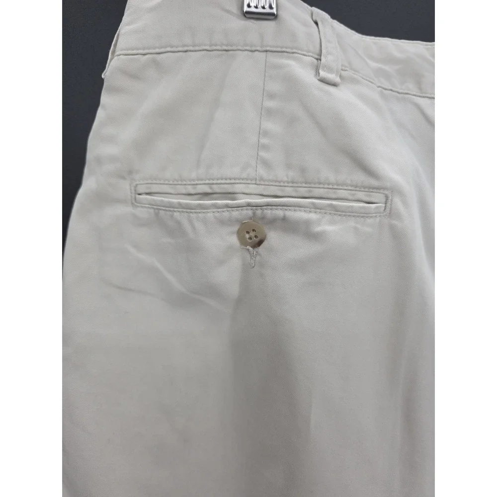 Vintage 90s Polo Ralph Lauren Andrew Shorts Mens 36 Khaki Cotton Preppy
